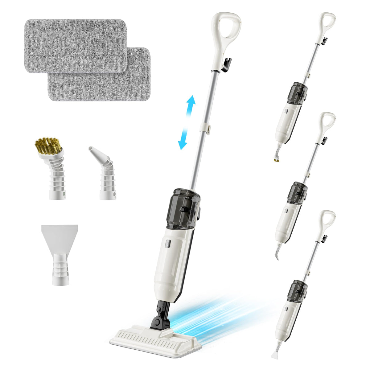 Wotaste Steam Mop quick heat activation enables instant deep cleaning.