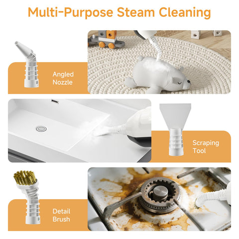 Wotaste Steam Mop has a self-standing design for easy storage.