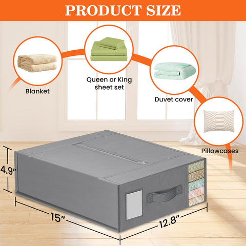 WOWBOX sheet organizer durable zipper ensures secure access and protection.