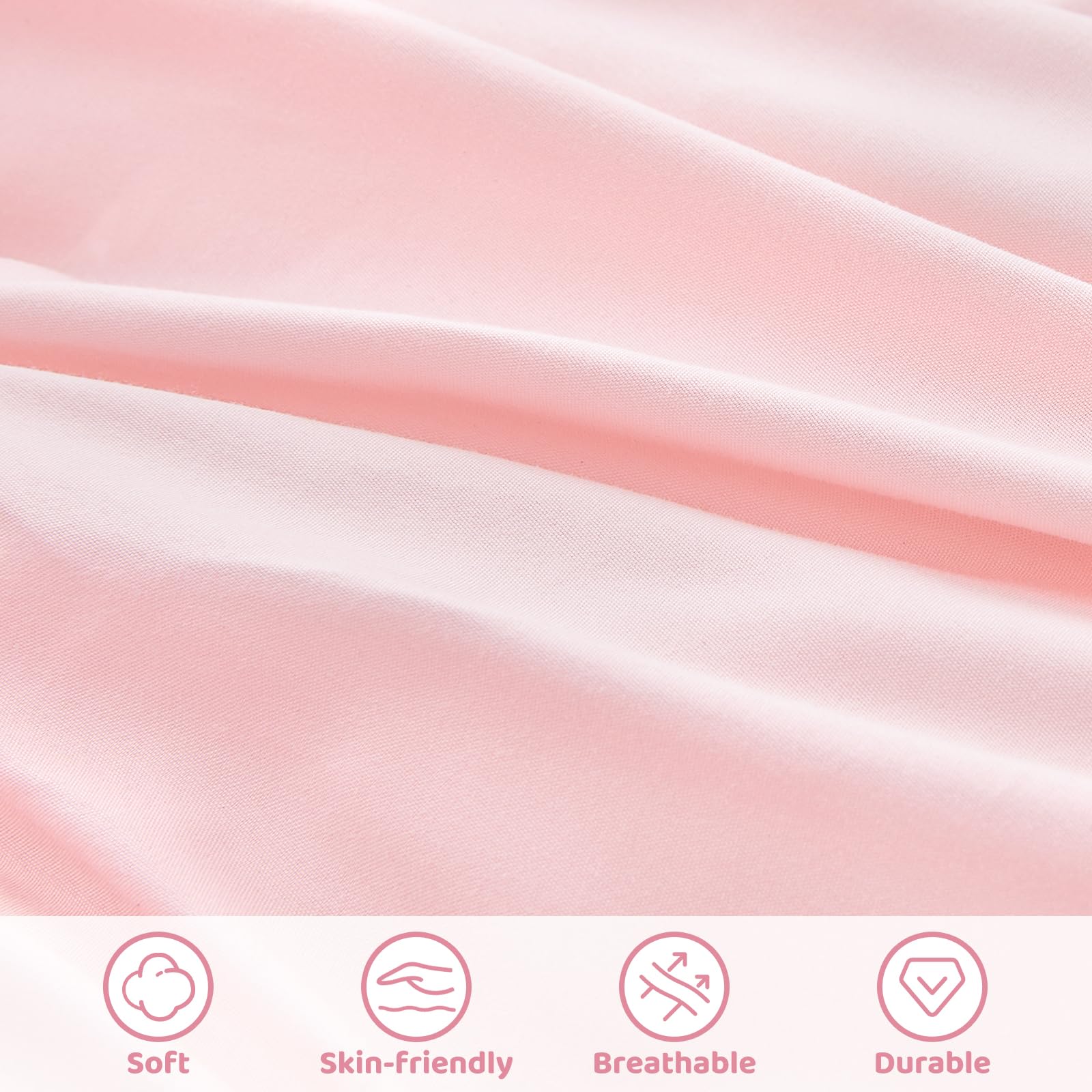 Wowelife easy-care label on the bedding set for simple washing guidance.