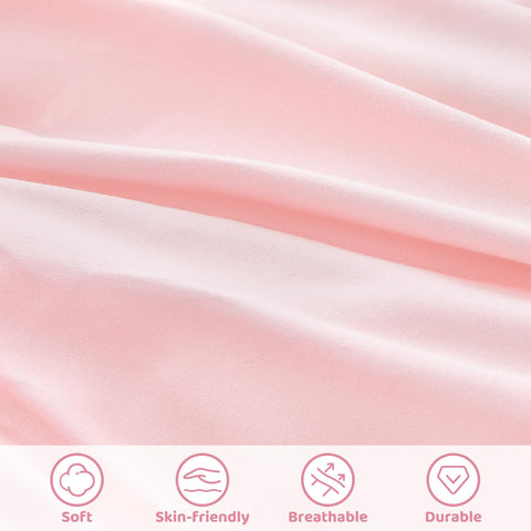 Wowelife easy-care label on the bedding set for simple washing guidance.