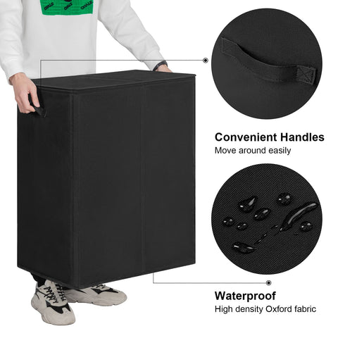 WOWLIVE dimensions 24.8 by 14.2 by 26.8 inches fit compact spaces.