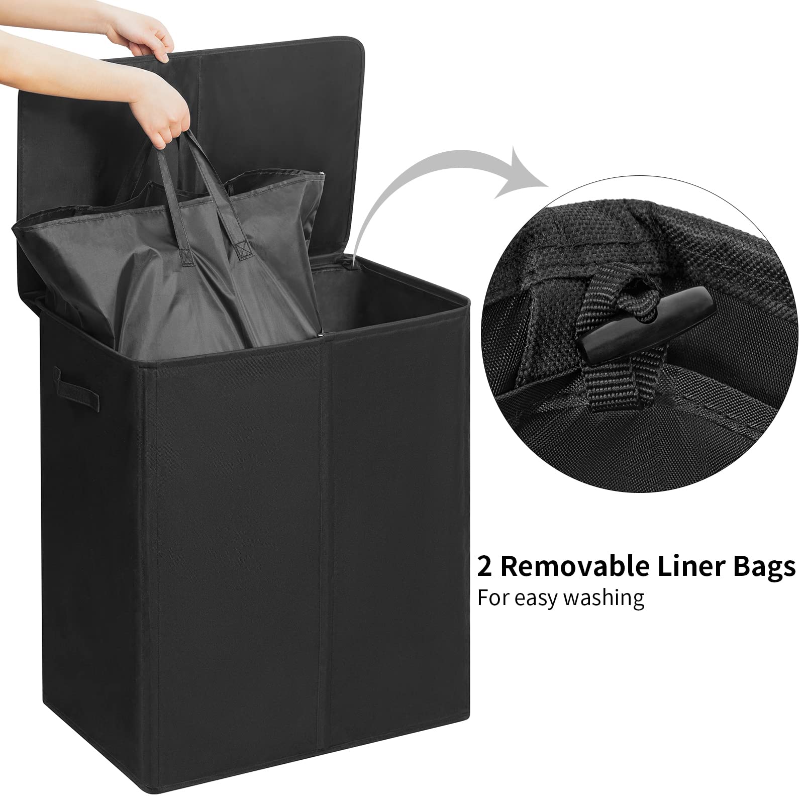 WOWLIVE sturdy 600D Oxford fabric ensures durability under daily use.