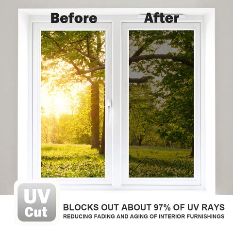 WPCTEV 6 mil window film provides durable, scratch-resistant surface.
