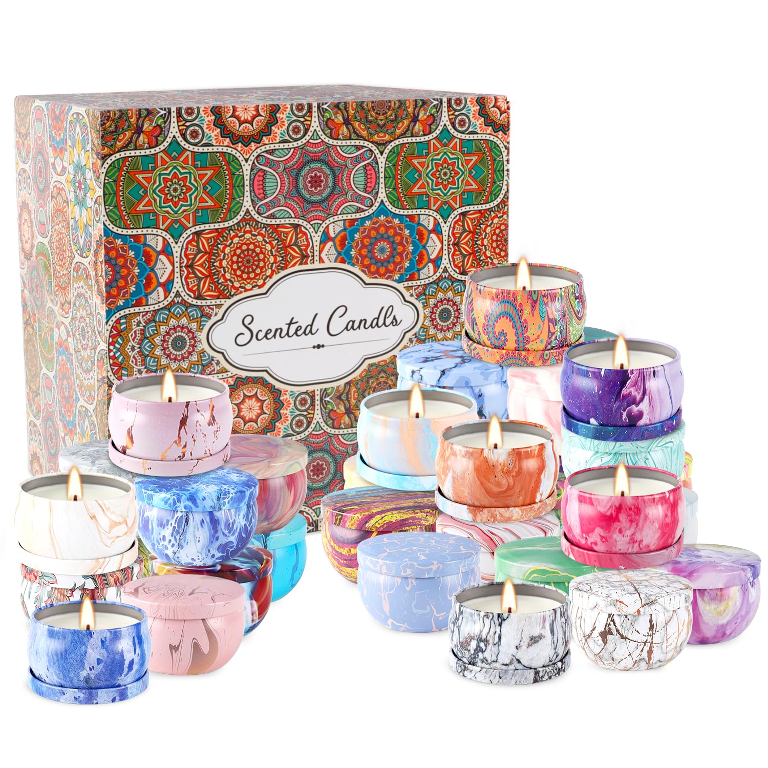 WPONSZU assorted scents gift set in elegant packaging for gifting