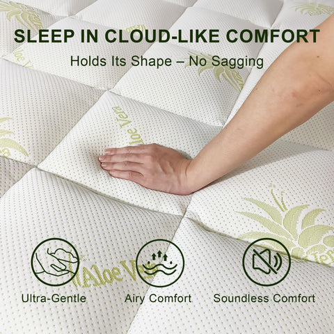 WQSPRING Aloe Vera bamboo fabric for cooling, breathable comfort