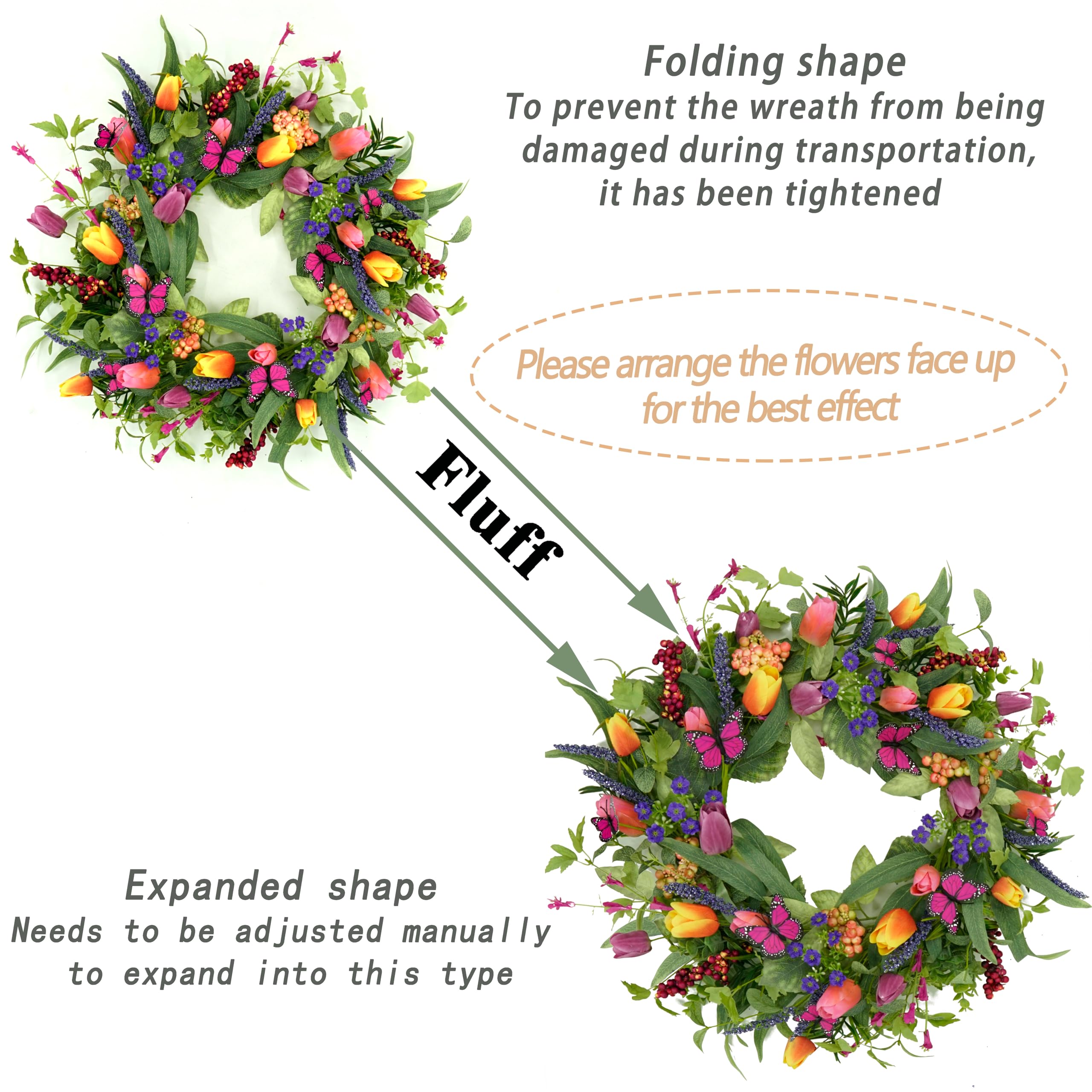 WreathDream eucalyptus leaves accent for natural greenery vibe.
