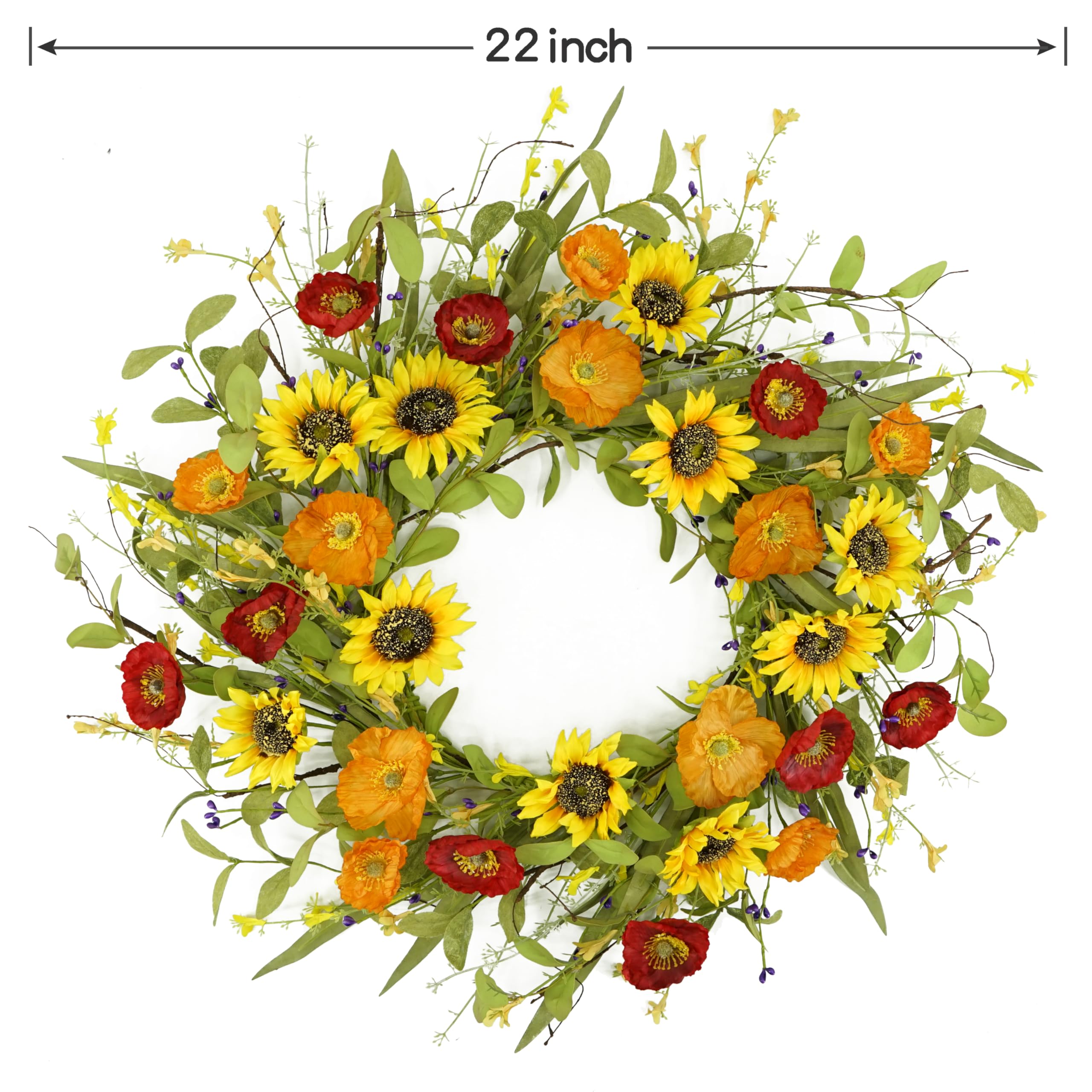 WreathDream front door indoor outdoor decor image showing versatile placement.