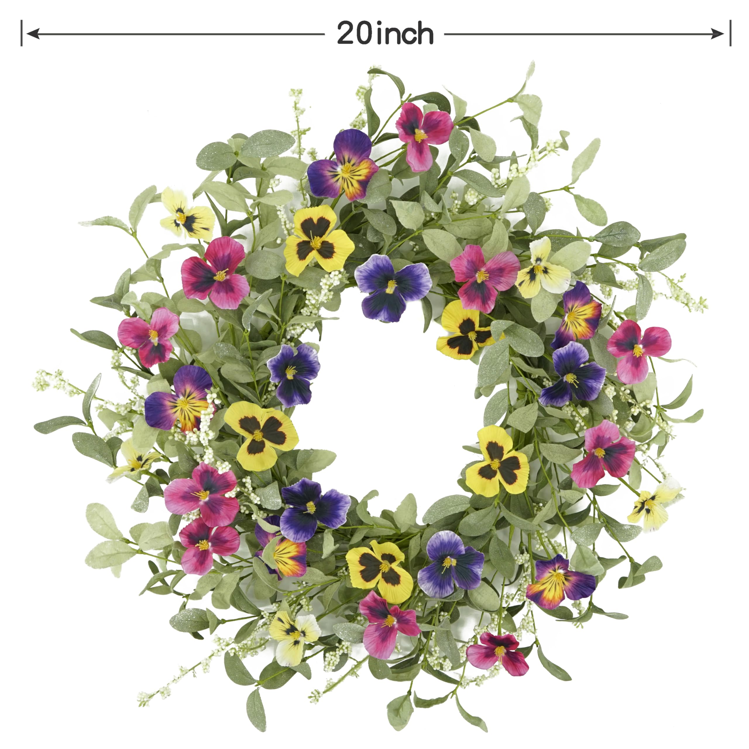 WreathDream indoor outdoor wreath designed for versatile front door displays