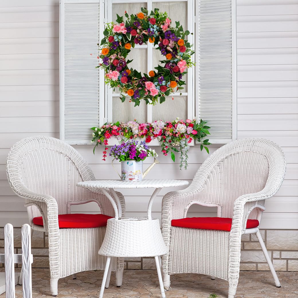 WreathDream indoor-outdoor wreath versatile for doors, walls, or windows.