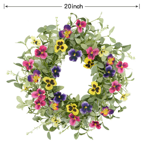WreathDream indoor outdoor wreath designed for versatile front door displays