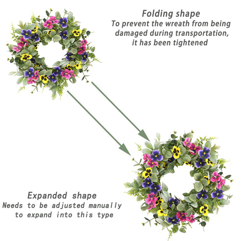 WreathDream wedding and event decor wreath brings subtle elegance to venues
