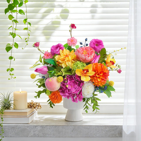 WreathQueen easy care just wipe clean to maintain vibrant colors.