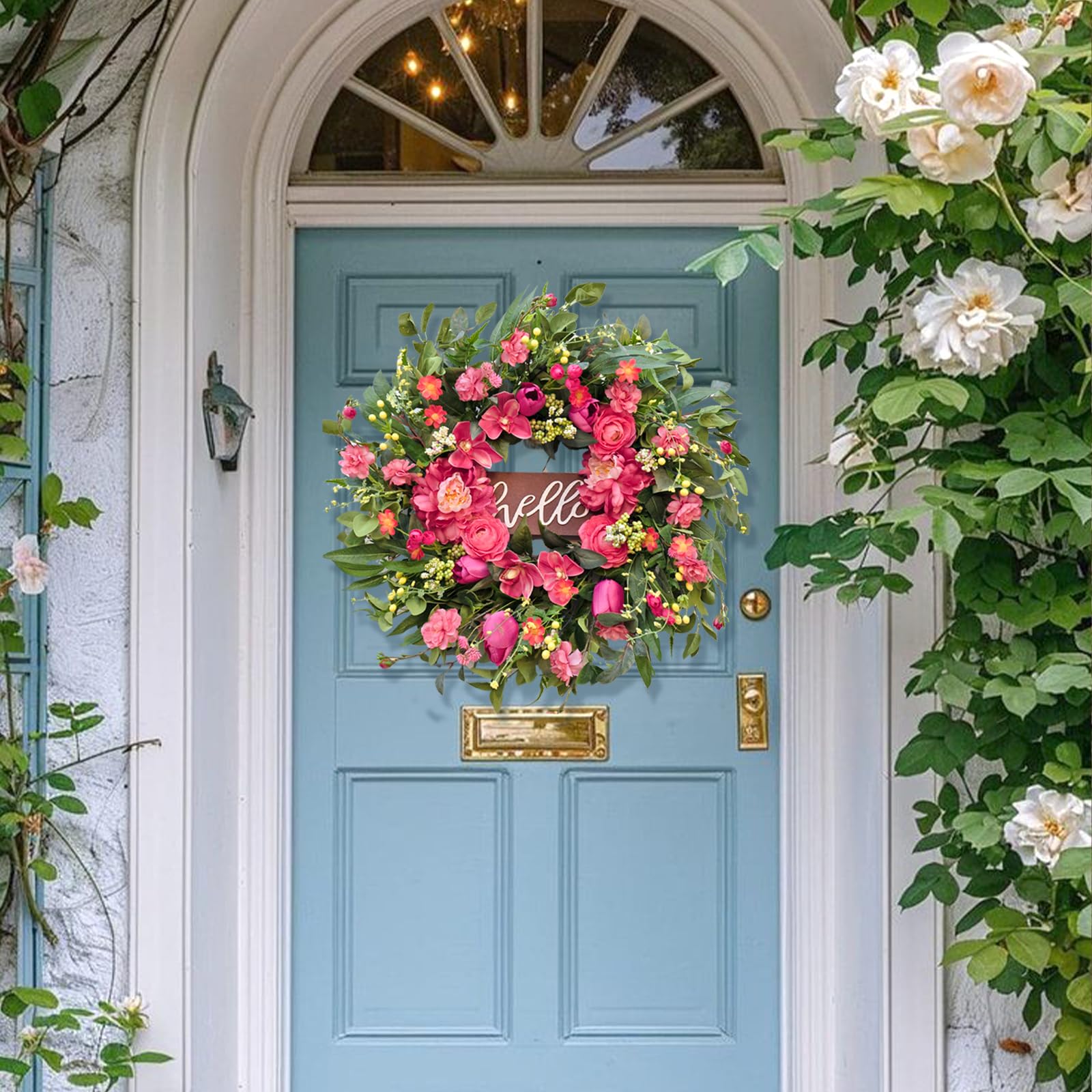 WreathQueen Wreath packed securely for safe delivery and easy hanging.