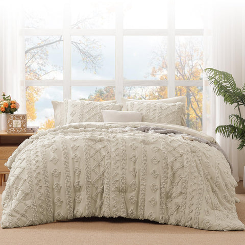 WRENSONGE beige bedding with velvet-look finish exudes timeless elegance and softness.
