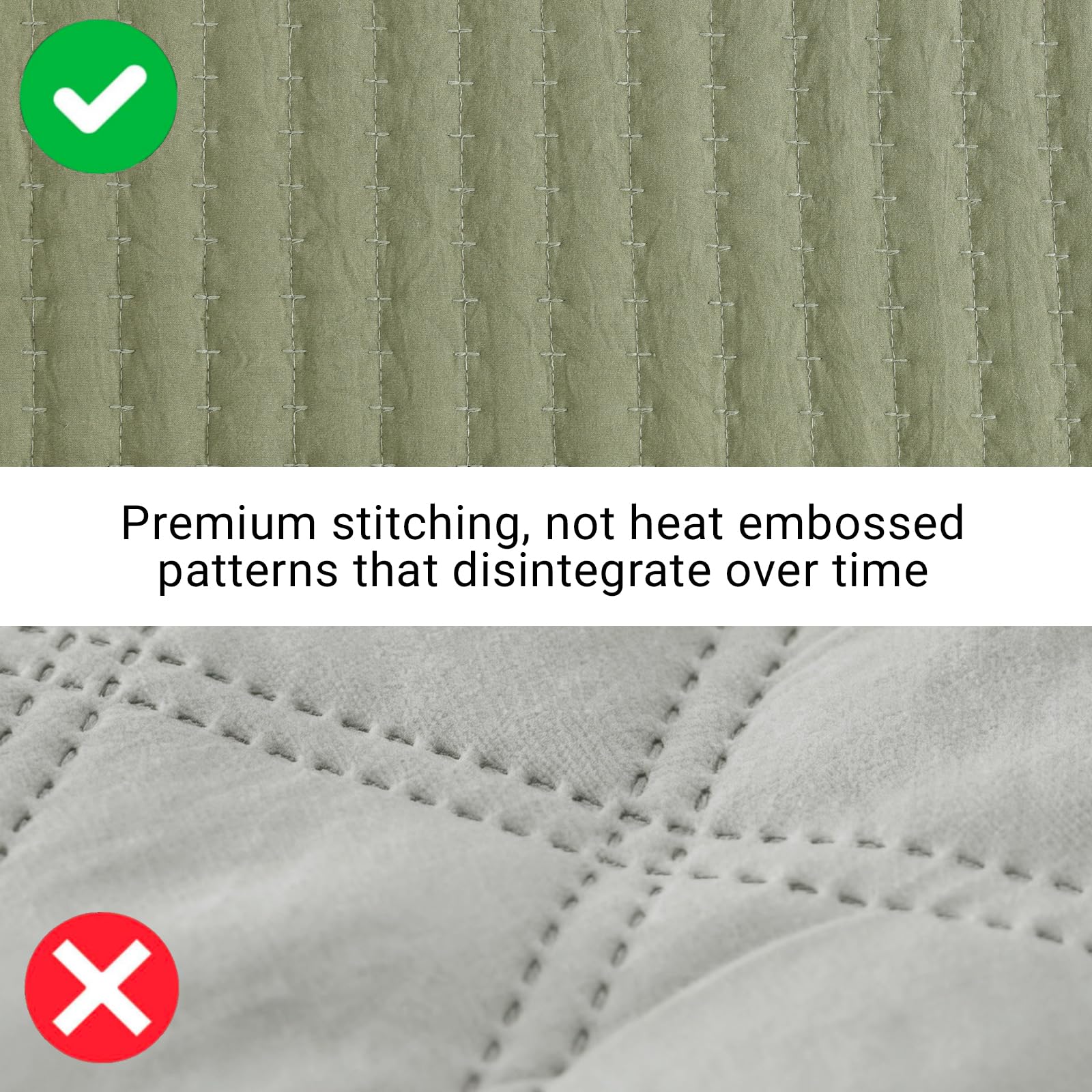WRENSONGE king size quilt on bed demonstrates lightweight comfort