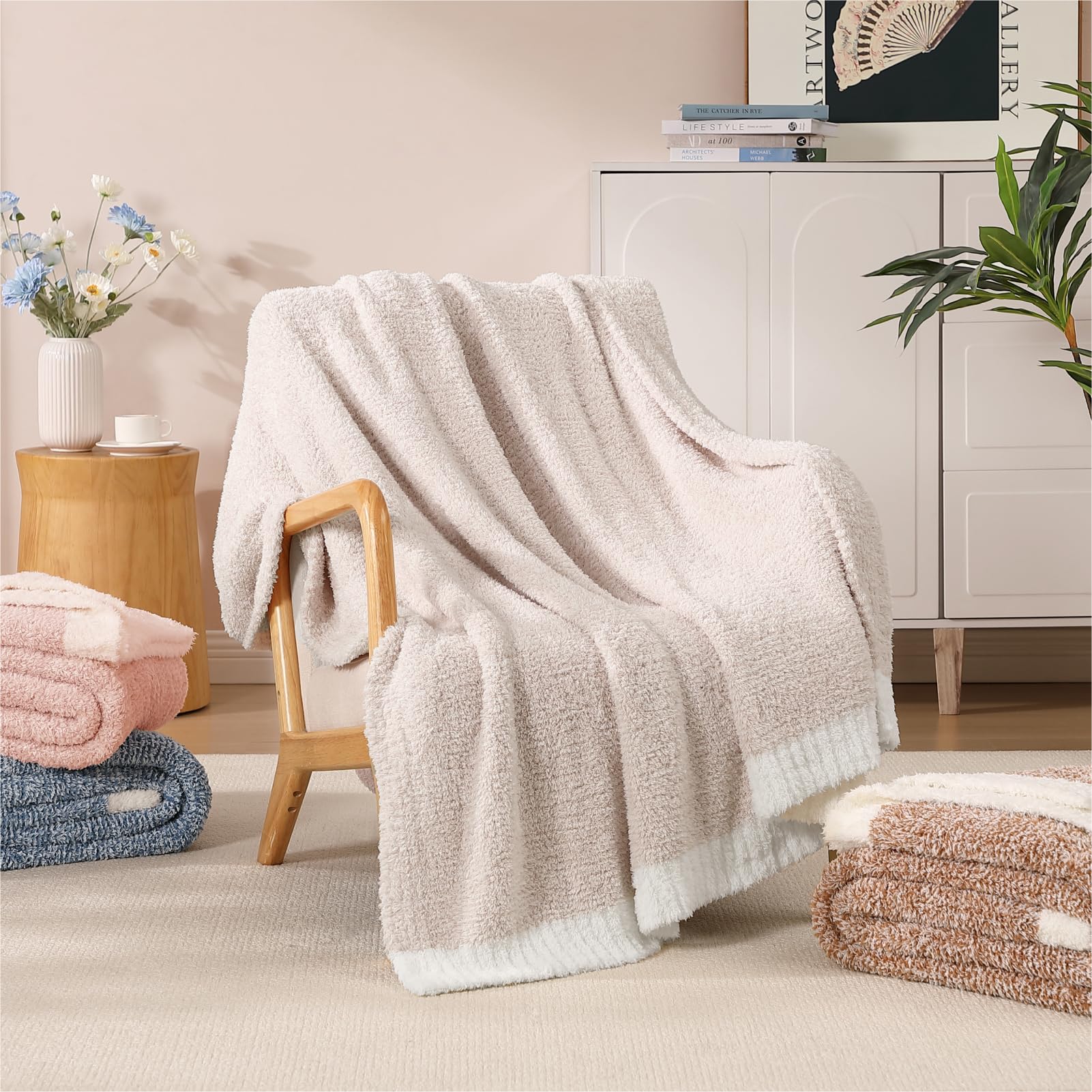 WRENSONGE blanket wrapped with bow ribbon, ready as a gift