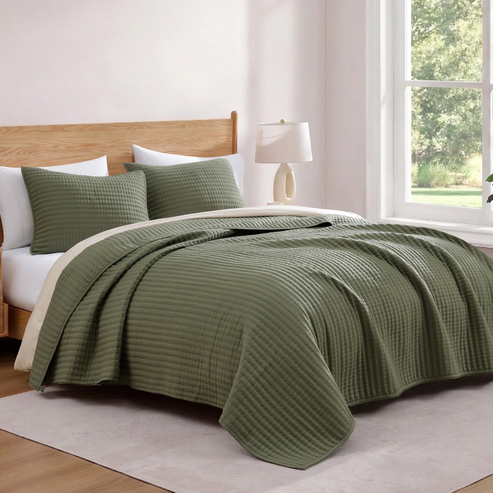 WRENSONGE two pillow shams complementing the quilt set
