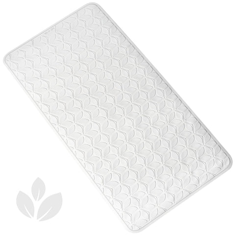 WRISIN bathtub mat with suction cups for secure grip in tubs.