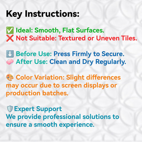 WRISIN wide-coverage design fits larger tubs for safer showers.