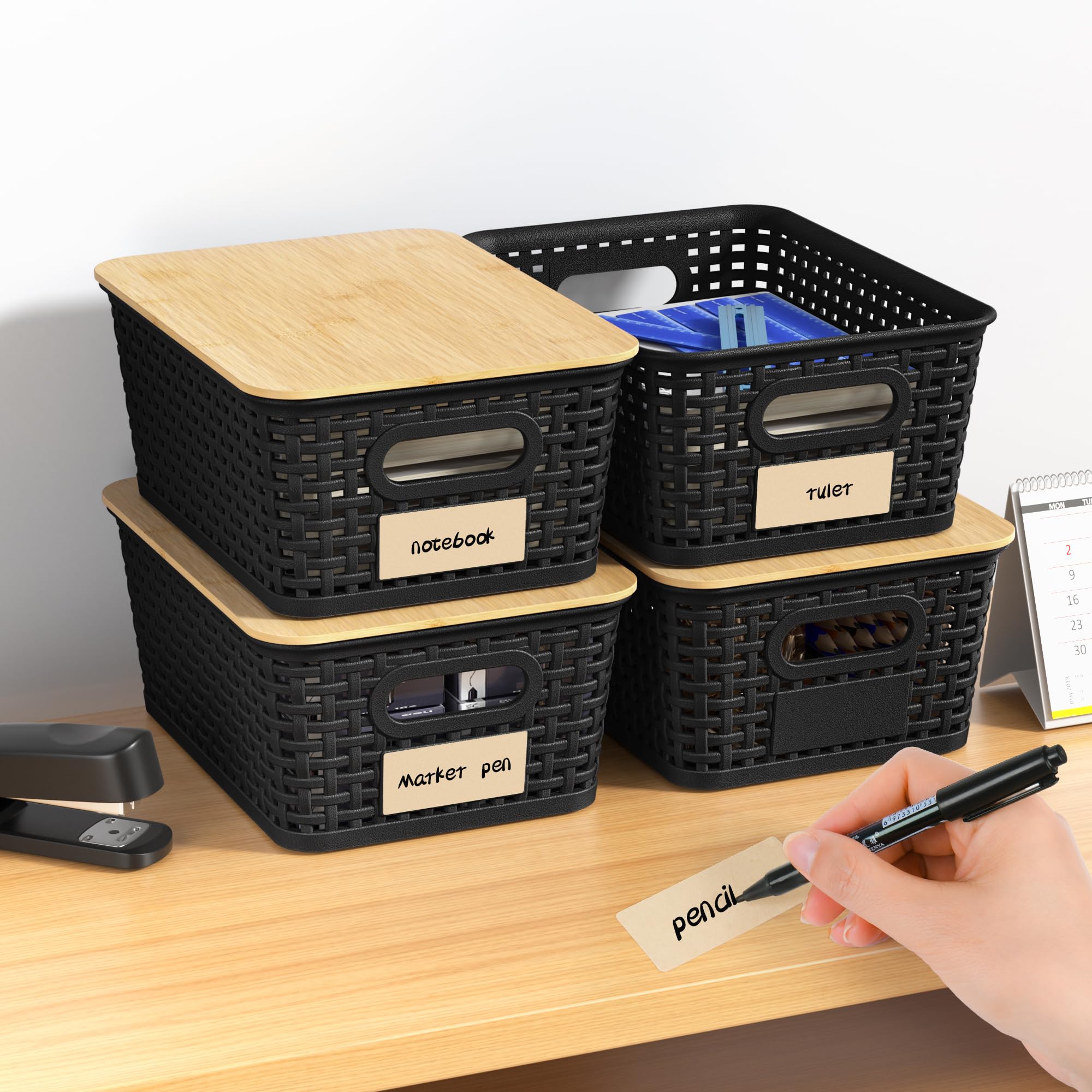 Wrrlors durable lightweight plastic basket that cleans with damp cloth.