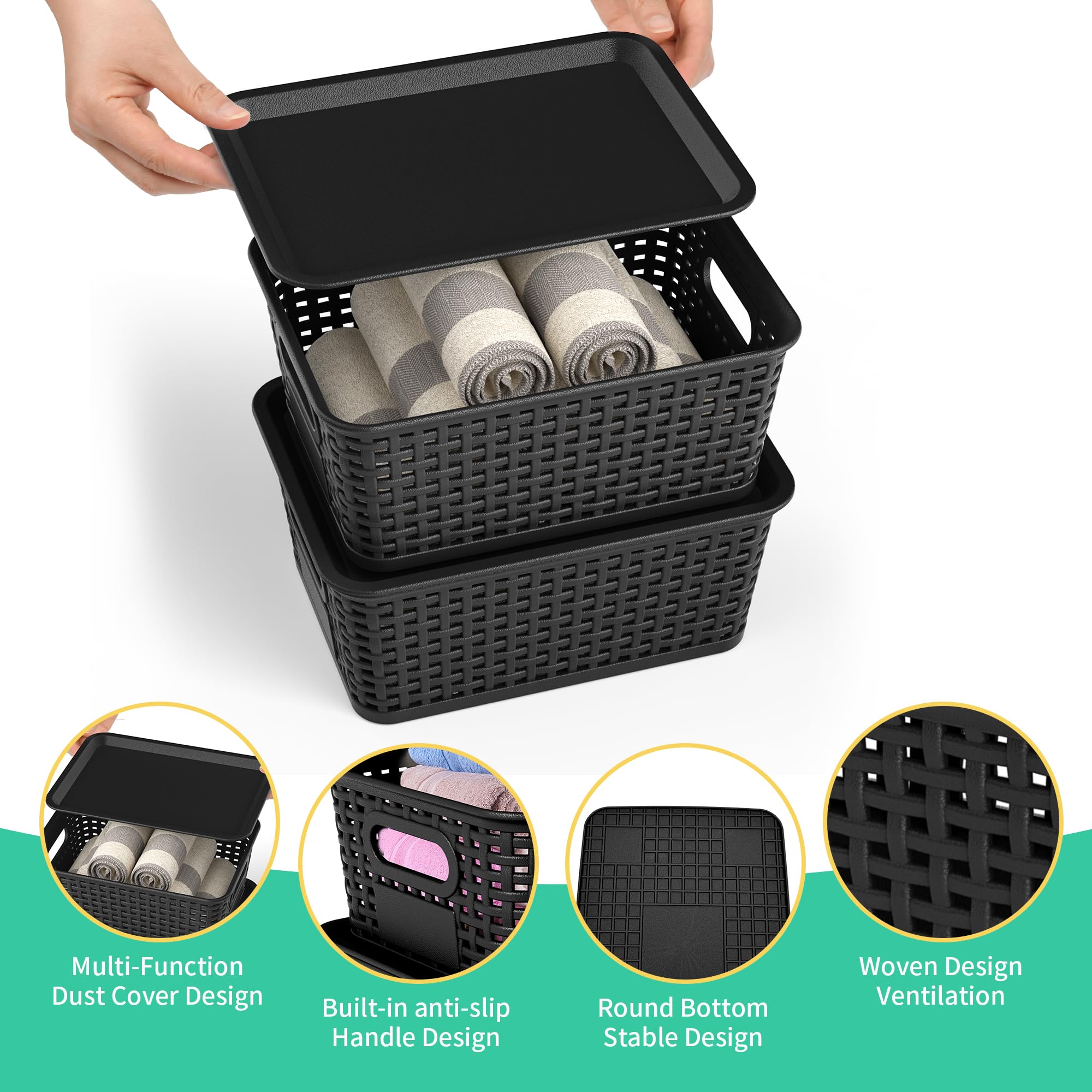 Wrrlors lid design keeps items dry and dust-free.