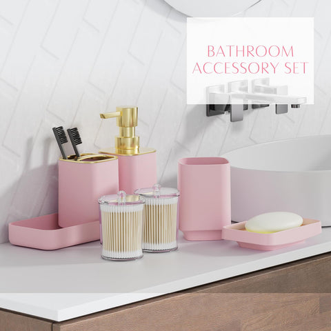 WSBArt pink soap dish keeps soap dry and within reach