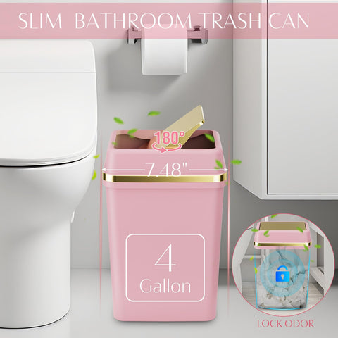 WSBArt pink toothbrush cup provides convenient brushing station