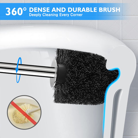 The WSedor 304 stainless steel brush and holder resist rust for lasting shine.