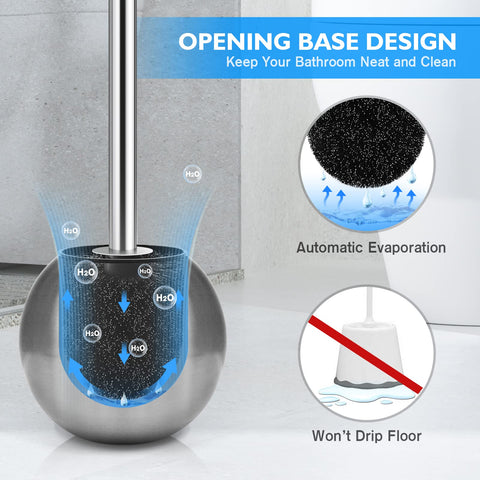 The WSedor large brush head with dense bristles delivers thorough cleaning.