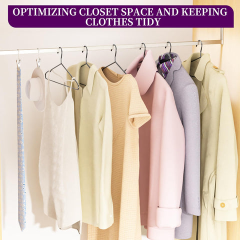 WSJYKN versatile hanger suitable for coats, shirts, dresses and pants.