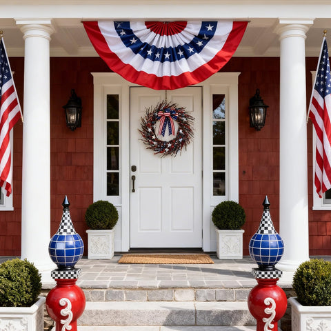 WSTPUPU patriotic wreath suitable for walls or mantels