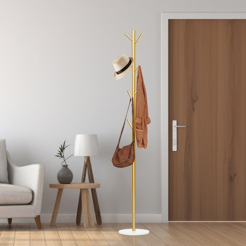 Wtiujhg entryway coat rack keeps hats and scarves organized while enhancing decor.