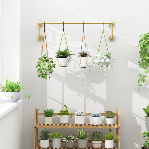 WTPLWD gold rack elevates any room's aesthetics while remaining highly functional.