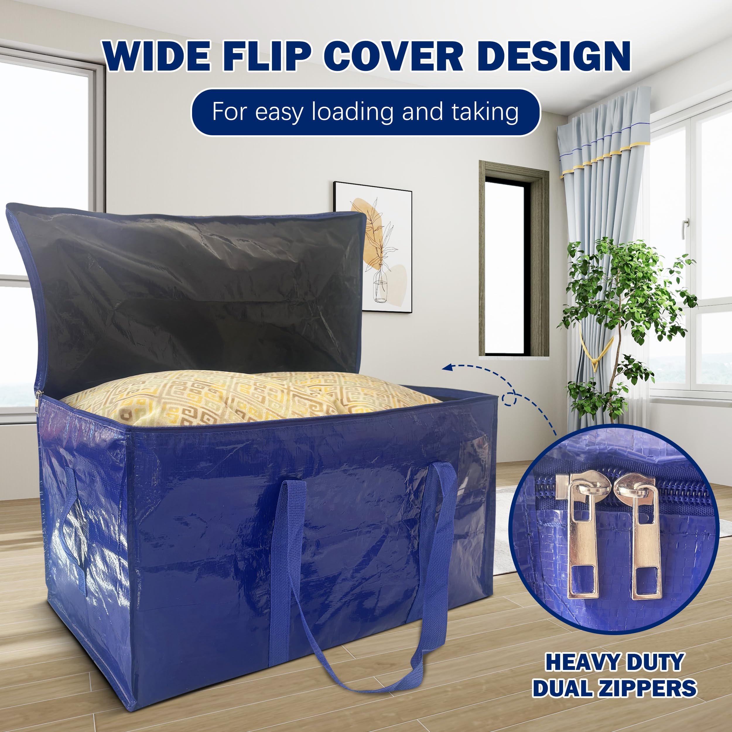 WTREE moving bag featuring ergonomic handles for comfortable lifting