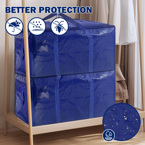 WTREE storing bulky items like comforters and pillows neatly.