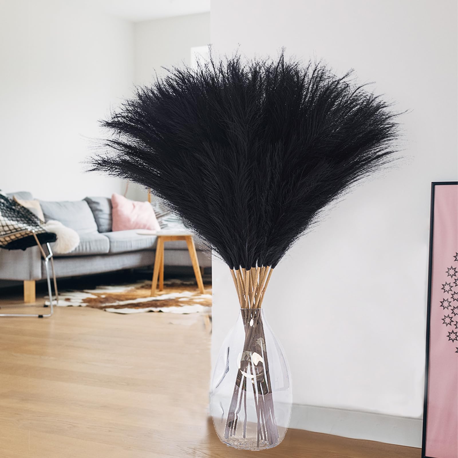 Wttisel fluffy branches suit tall vases and dramatic centerpieces