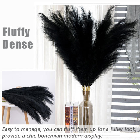 Wttisel pampas grass soft silk finish for realistic texture in home décor