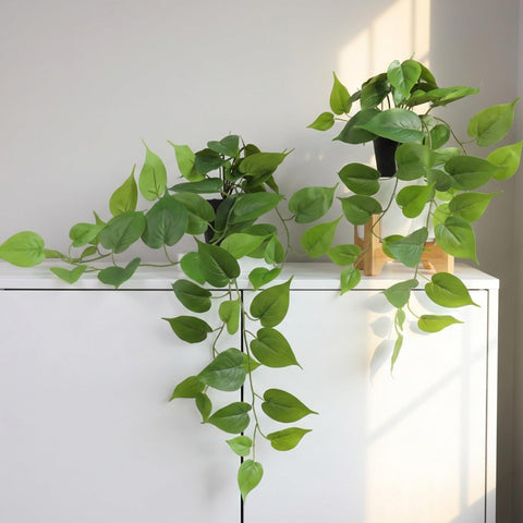 WucaFl hanging stems are bendable to shape draping vines