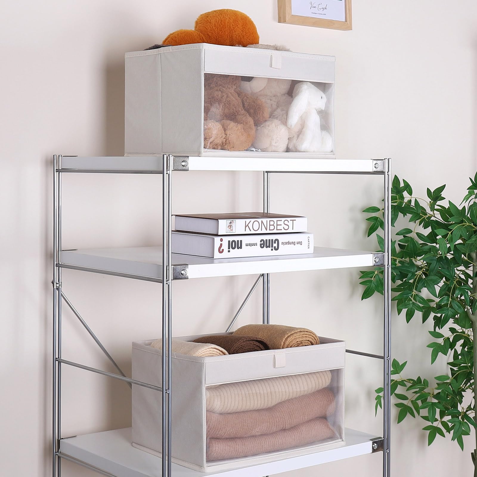 Wuike versatile storage for bedroom, nursery, or laundry room.