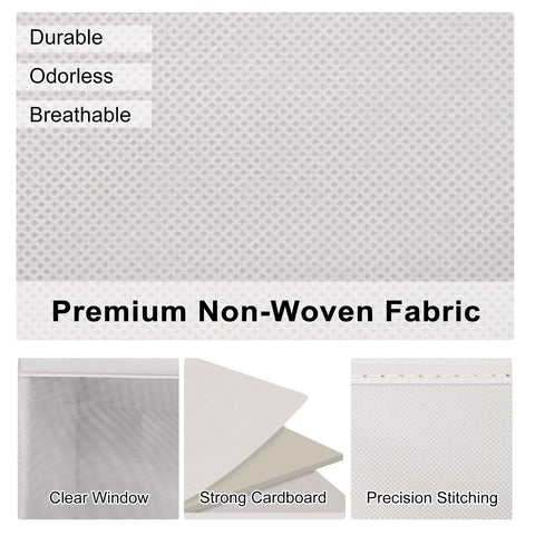 Wuike nonwoven fabric bin with reinforced cardboard for sturdy support.