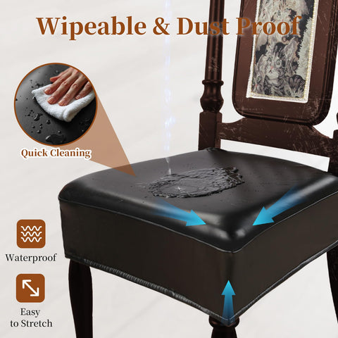 WUSOUPU stretch-fit elastic-band keeps covers securely in place.