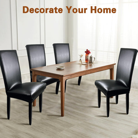 WUSOUPU waterproof PU leather chair covers shield chairs from liquid splashes.