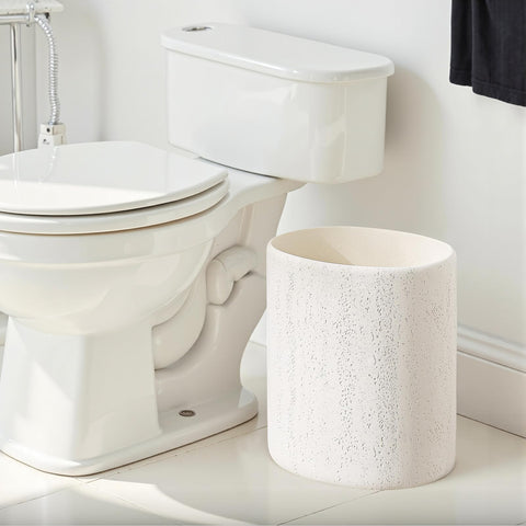 WUUAHOME office trash bin fits under desks for easy disposal