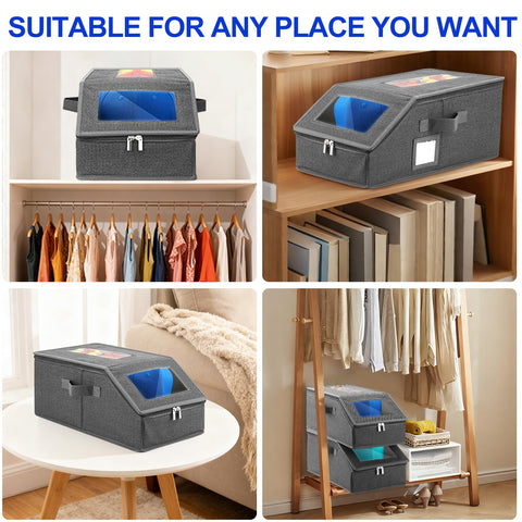 WUUOOD multi-purpose storage box for hats, clothing, books, and more.