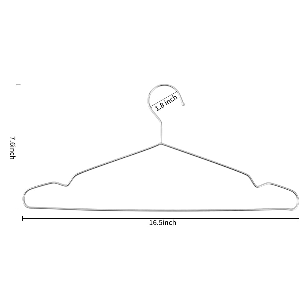 WYCQKL ultra-thin hangers save space and prevent clutter in small closets.