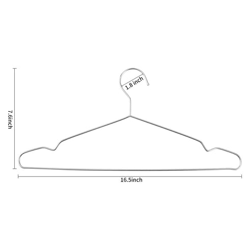 WYCQKL ultra-thin hangers save space and prevent clutter in small closets.