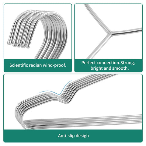 WYCQKL versatile hangers for pants, shirts, coats in a tidy wardrobe