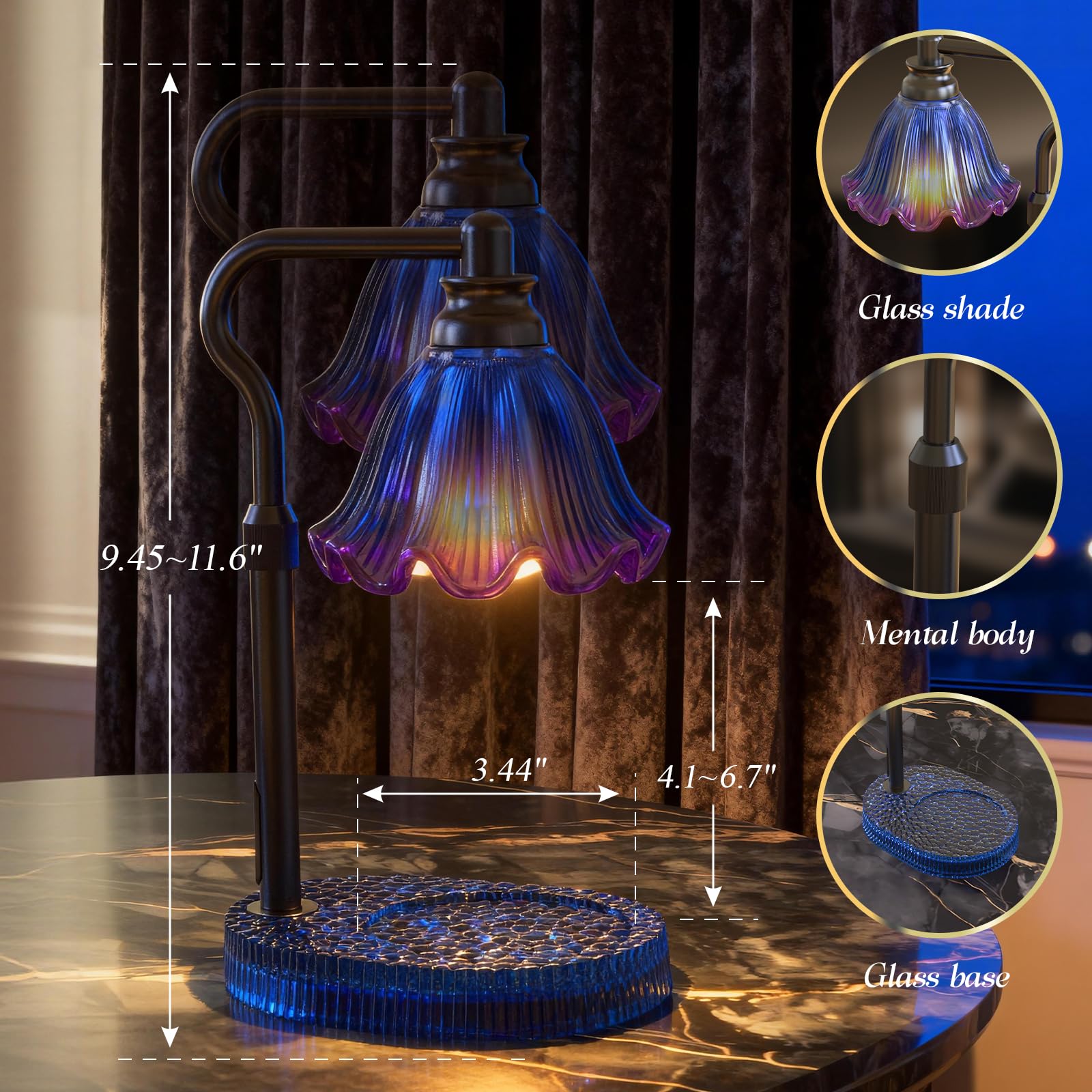 Wyghyronic 4-level dimming for customizable fragrance intensity