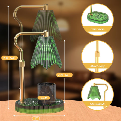 WYghyronic Candle Warmer Lamp displays 4-level dimming for customizable fragrance intensity